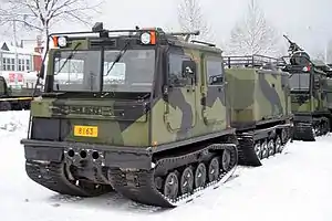 Sisu Nasu tracked military vehicle