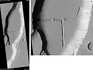 Tractus Catena Floor, as seen by HiRISE. Scale bar is 500 meters long.