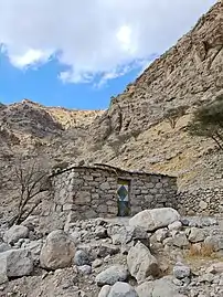 A traditional mountain house in the Wadi Naqab