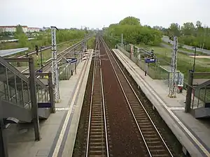 S-Bahn and Regionalbahn station Berlin Hohenschönhausen