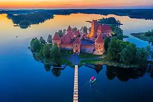 Image 59Trakai Island Castle, residence of the Grand Duke Vytautas (from Grand Duchy of Lithuania)