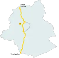 Map of route 51.