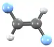 3D structure of Trans-1,2-difluoroethene