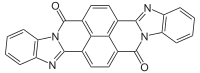 trans-Perinone.  cis mirrors one half top-to-bottom