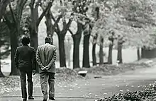 President-elect Carlos Menem and outgoing president Raúl Alfonsín in 1989