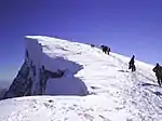 A group of mountaineers on Trem (2005 winter climb)