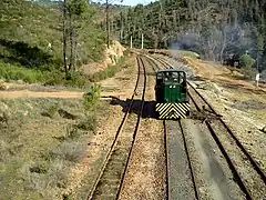 Tourist train diesel locomotive (2007).