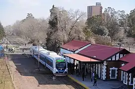 A train in Neuquén station, 2015