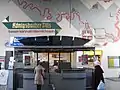 Station lobby (foreground: Info Point).