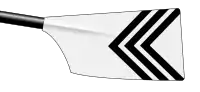 Image showing the rowing club's blade colours