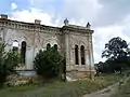 Side view of the church