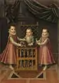 Portrait of Philip Emmanuel and his brothers Emmanuel Philibert and Victor Amadeus