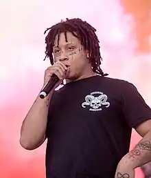 Trippie Redd performing at Openair Frauenfeld in 2019