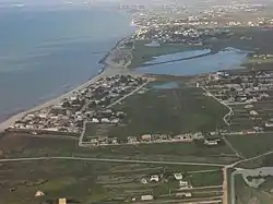 Marausa and its beach from above