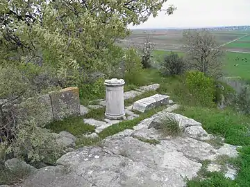 Troy VIII Temple of Athena, built over the ruins of the Bronze Age palatial complex