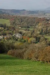 Troy House and surrounding countryside (2007)