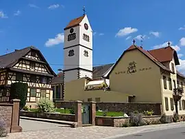 The church in Truchtersheim