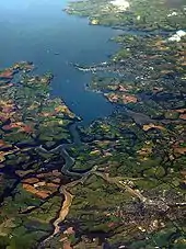 Image 36An aerial view of Carrick Roads (from Geography of Cornwall)