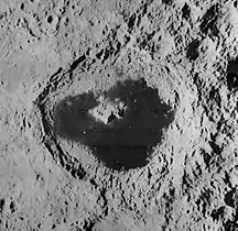 Lunar Orbiter 1 image