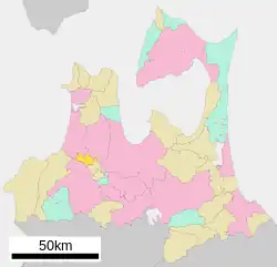 Location of Tsuruta