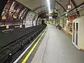 Southbound platform looking north. It lies beneath the northbound platform.