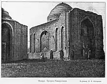 Tughlugh Timur (r.1347–1360) mausoleum, Almaliq, Xinjiang. A rare example of Chagatai architecture.