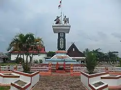 A monument in Buntok, South Barito Regency
