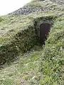 Excavation entrance to the tumulus