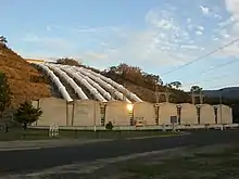 Image 13Tumut 3 Power Station was constructed as part of the vast Snowy Mountains Scheme in New South Wales (1949–1974). Construction necessitated the expansion of Australia's immigration program. (from History of New South Wales)