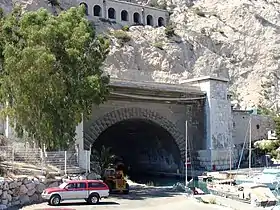 Southern portal of the Rove Tunnel