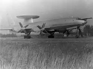 Soviet Air Force Tupolev Tu-126, circa 1977.