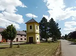 Centre of Turovice with a chapel