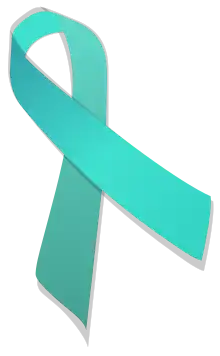 Turquoise ribbon