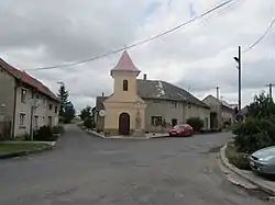 Chapel of Saint Bartholomew in the centre of Tvorovice