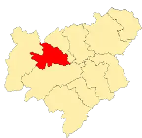 Location of the ward