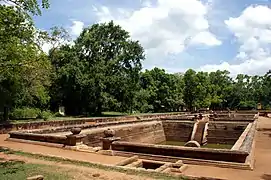 View of the ponds from the north