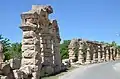 Ruins of Roman aqueduct in Tyana (Kemerhisar), near Niğde