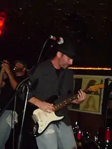 Tyler Jakes & The Bootleggers performing live in Portland, Oregon – August 2009