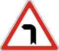 Curve to the left