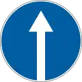 Proceed straight only (1991–2021)