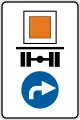 Vehicles carrying dangerous goods may turn right only