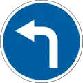 Turn left only