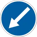 Keep left