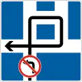 Alternative route to meet your destination where left turn is prohibited