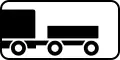 Above sign applies to vehicles pulling trailers