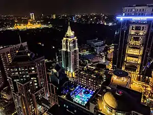 UB City at night