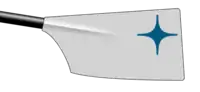 Image showing the rowing club's blade colours