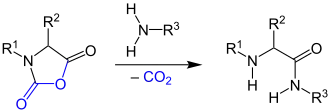 Übersichtsreaktion der Bailey-Peptid-Synthese