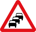 Traffic queues likely ahead