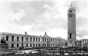 The tower and its surroundings in 1924